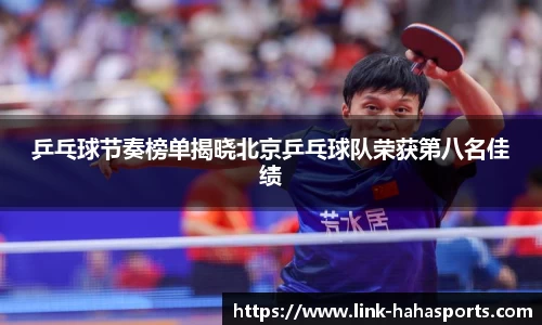 乒乓球节奏榜单揭晓北京乒乓球队荣获第八名佳绩